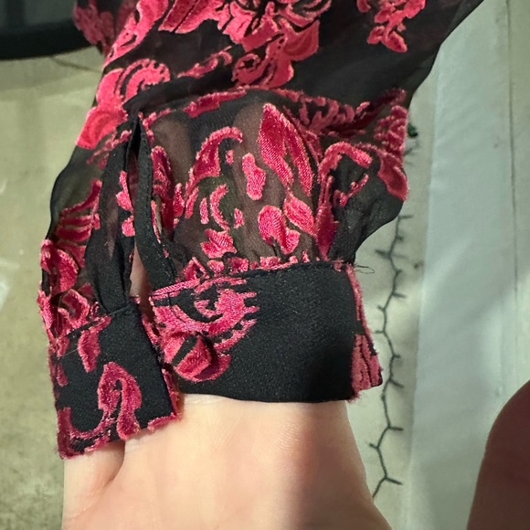 Alice + Olivia Sheer Blouse - Picture 6 of 10